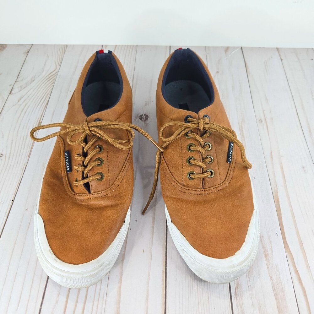 Men's Tommy Hilfiger Sneakers in Camel Brown Size 9